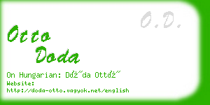 otto doda business card